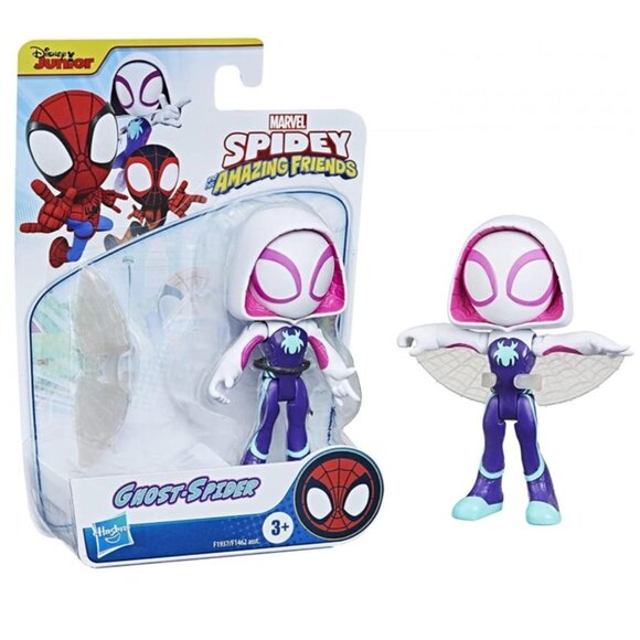 4 Inch Spidey and His Amazing Friends Marvel Ghost-Spider with Ghost Wings - Picture 2 of 4